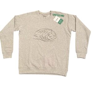 Embrace by Dedicated Gray Sweatshirt Cotton Blend Sweatshirt Size M